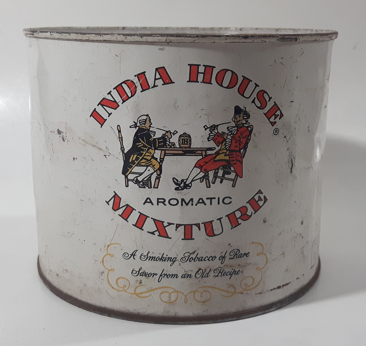 indian tobacco tin Vintage tins  blackout shop brighton Vintage India House Aromatic Mixture