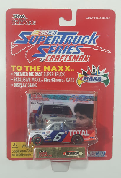 1995 Racing Champions Premier Edition Super Truck Series by Craftsman NASCAR #6 Rick Carelli Total Chevy Pickup Truck Die Cast Toy Race Car Vehicle with Trading Card New in Package