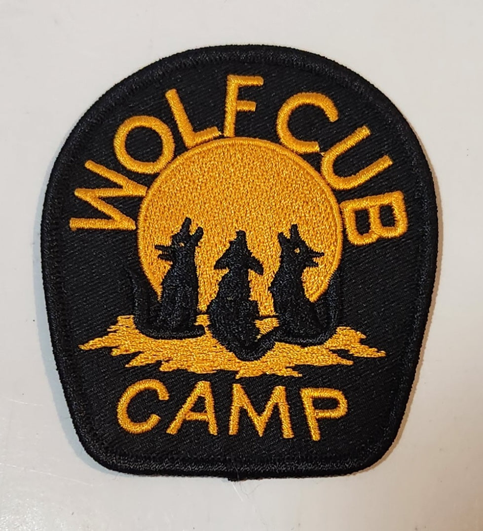 Boy Scouts Wolf Club Camp Embroidered Fabric Patch Badge Treasure Valley Antiques & Collectibles