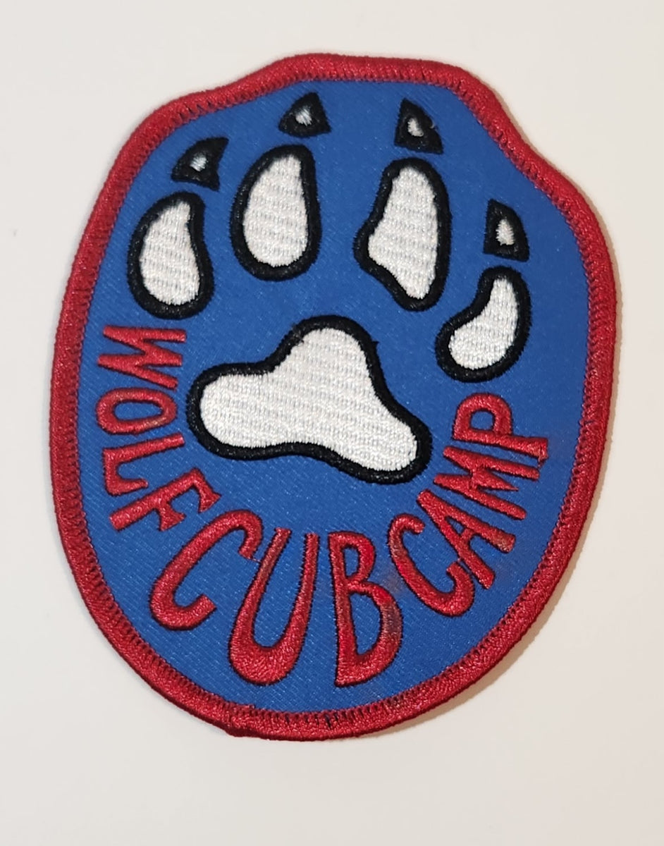 Boy Scouts Wolf Cub Camp Embroidered Fabric Patch Badge Treasure