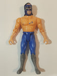 Greenbrier Wrestler with Blue Pants and Mask 5 1/2" Tall Toy Figure