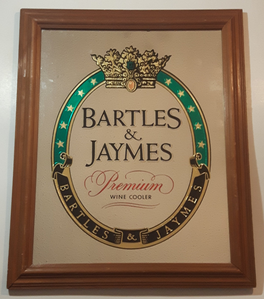 Vintage Bartles & Jaymes Premium Wine Cooler 15 1/2" x 19" Wood Framed