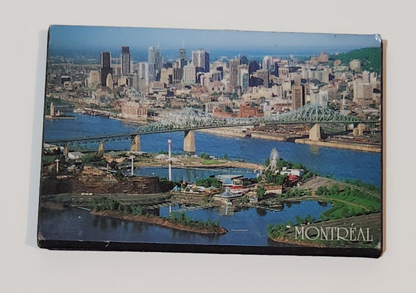 Montreal Aerial Photo Fridge Magnet