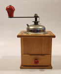 Antique Armin Trosser Wood and Metal Coffee Grinder Made in West Germany