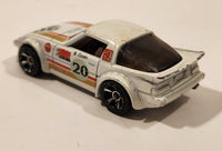2012 Hot Wheels Super Speeders Mazda RX-7 White Die Cast Toy Car Vehicle