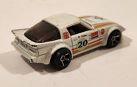 2012 Hot Wheels Super Speeders Mazda RX-7 White Die Cast Toy Car Vehicle