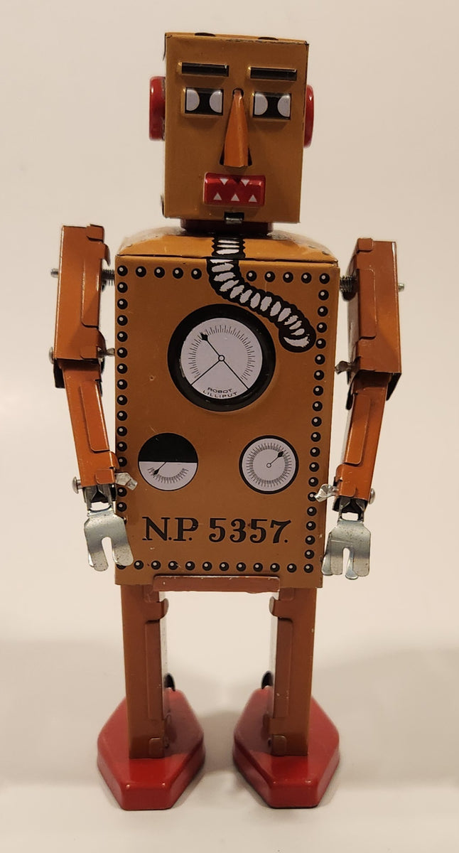 Lilliput Robot N.P. 5357 Wind Up Tin Toy (No Key) – Treasure