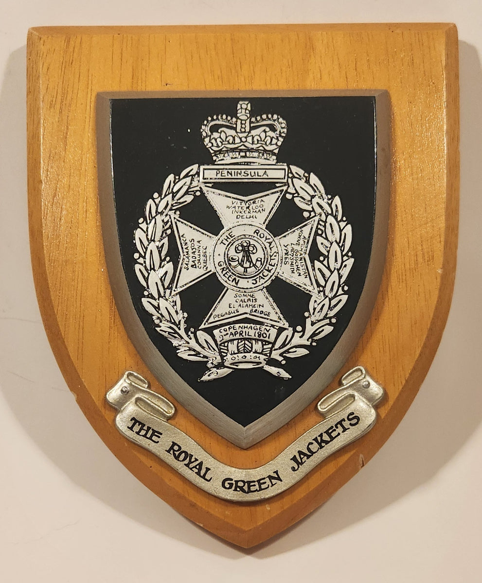 Vintage British Army The Royal Green Jackets Infantry Regiment Crest W 