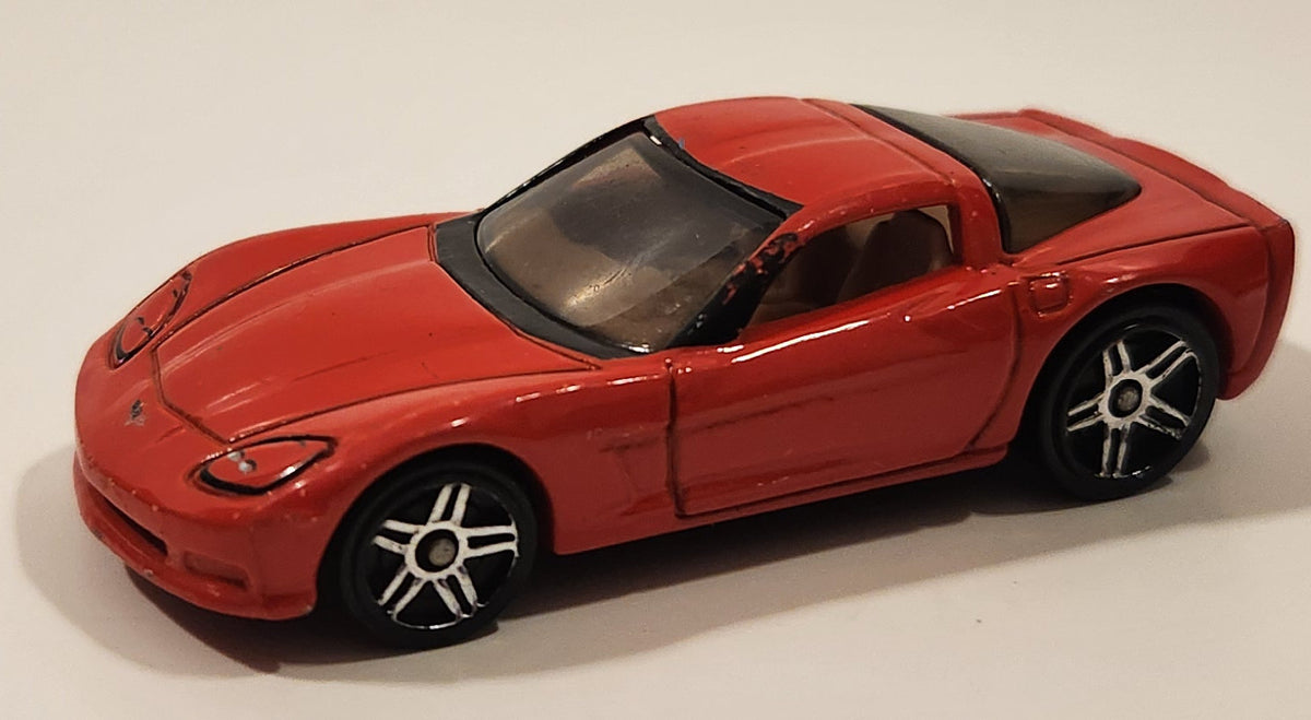 2004 Hot Wheels First Editions Corvette C6 Enamel Bright Red Die