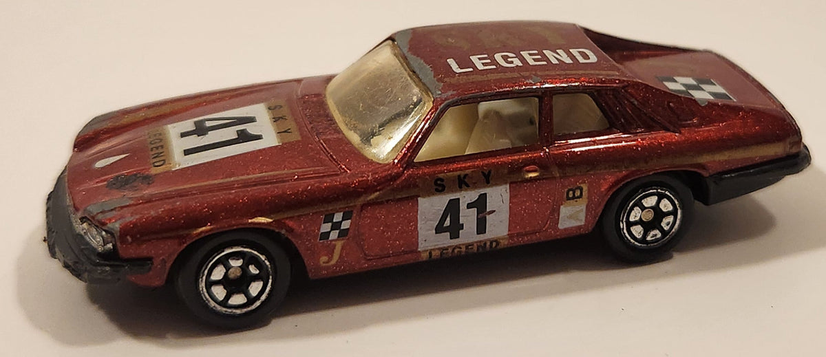 Yatming No. 1041 Jaguar XJS Red 41 Sky Legend Die Cast Toy Car