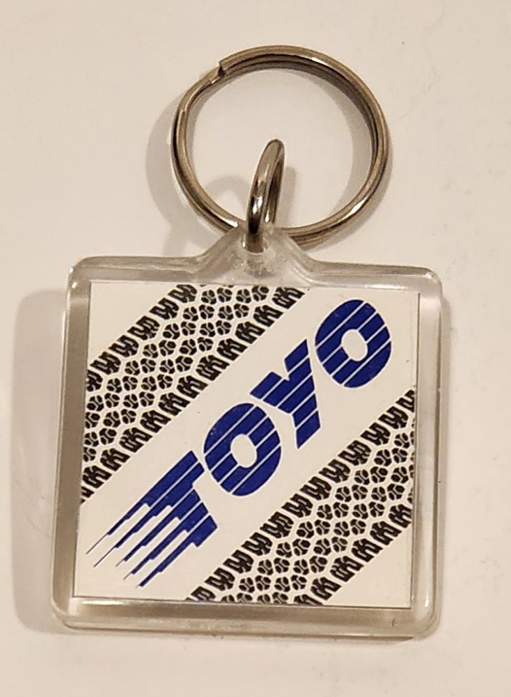 アクセサリー toyo005 Toyo Tires Acrylic Fob Keychain Ring – Treasure Valley Antiques