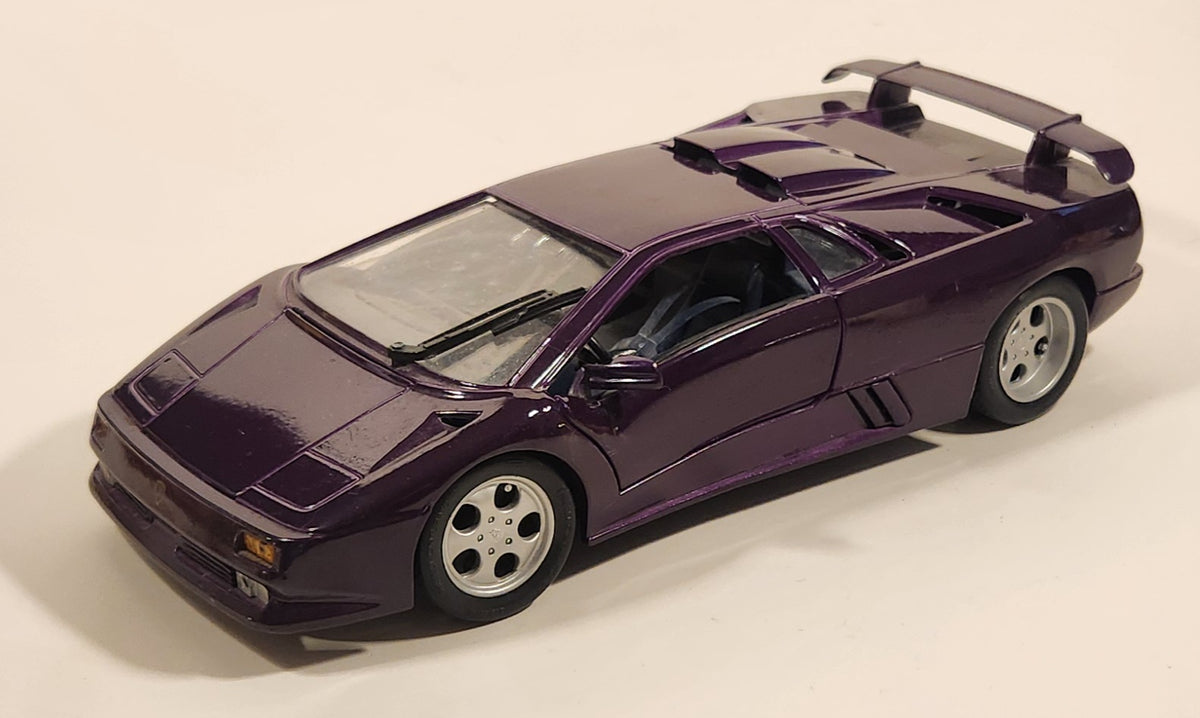 Maisto 1/18 - Lamborghini Jota 1995 Violette - Modèle D'exposition Avec Boîte