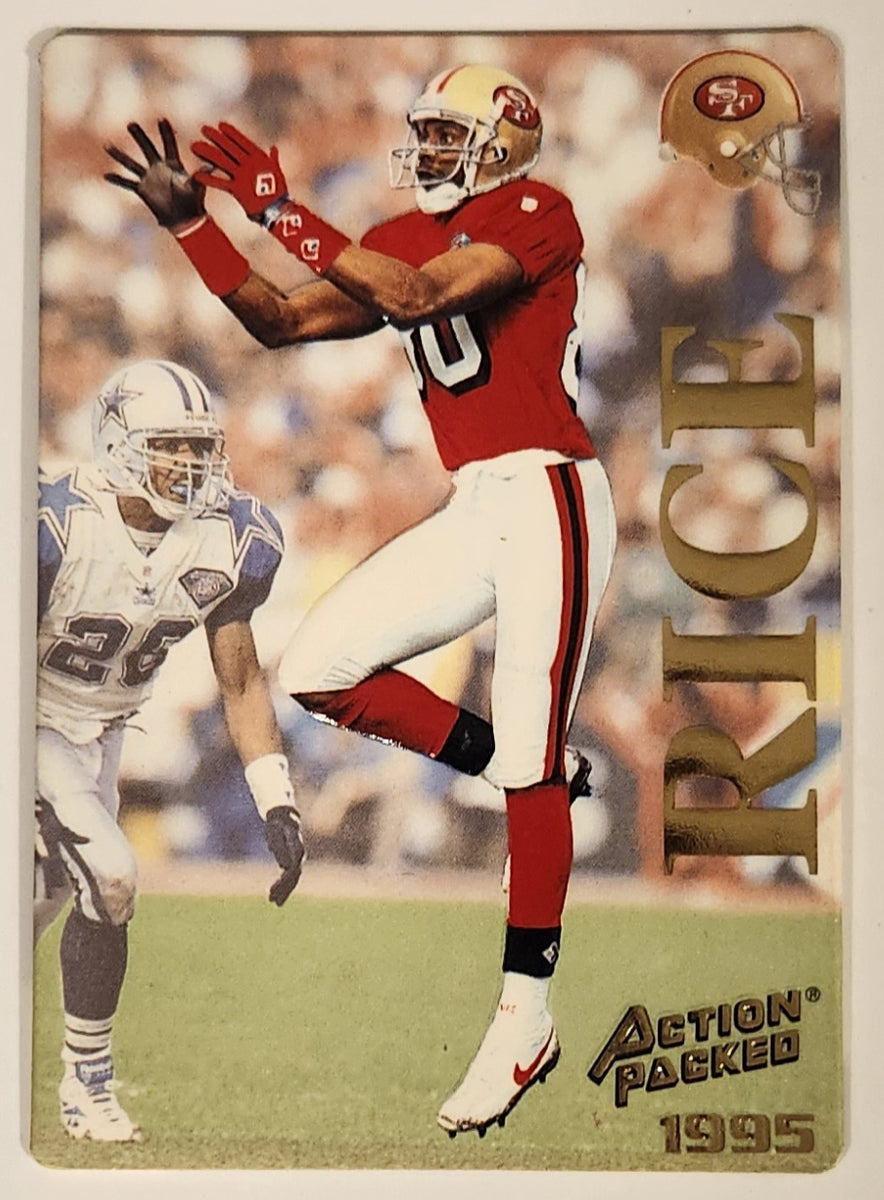 1995 Pinnacle Action Packed NFL San Francisco 49ers Jerry Rice