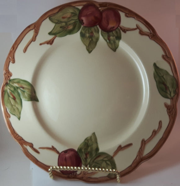 Vintage 1941-1947 Franciscan Ware Apple Pattern Dinner Plate California Hand Decorated - Treasure Valley Antiques & Collectibles