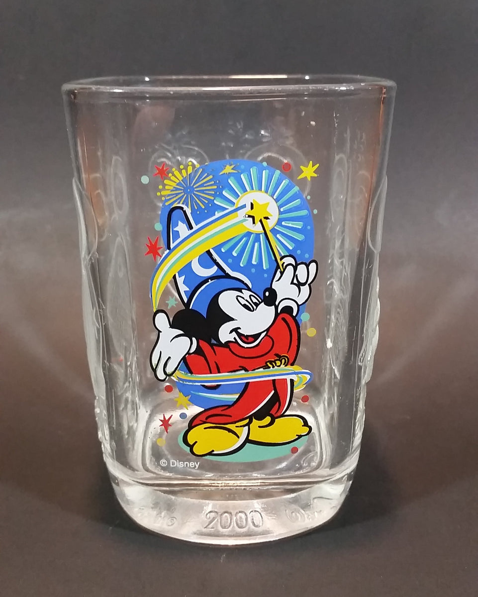 Vintage (Y2K) Walt Disney World Mickey Mouse Animal Kingdom pressed glass  drinking cup: 949 ppm Cadmium (causes cancer)