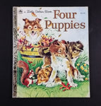 1960 Four Puppies - Little Golden Books - 303-42 - "M" Edition - Collectible Children's Book - Treasure Valley Antiques & Collectibles
