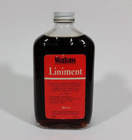 Vintage Watkins Liniment Bottle -Full - 350 mL - Treasure Valley Antiques & Collectibles