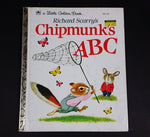 Chipmunk's ABC - Little Golden Books - 202-44 - Collectible Children's Book - "J Edition" - Treasure Valley Antiques & Collectibles