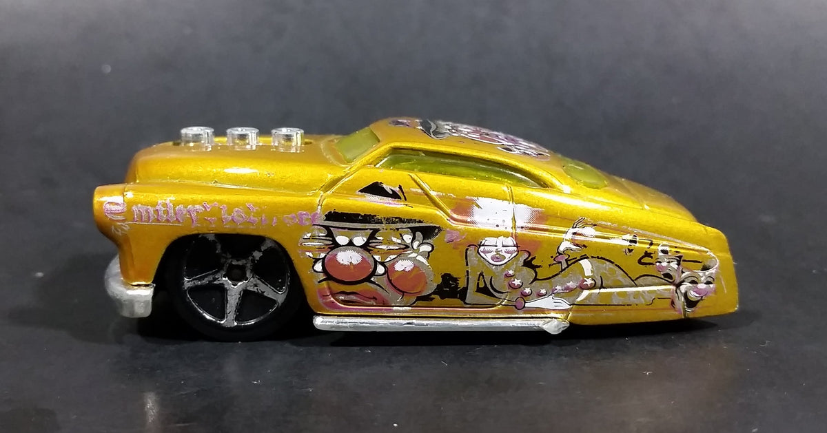 2005 Hot Wheels Crazed Clowns Series II '49 Merc (HardNoze) Gold