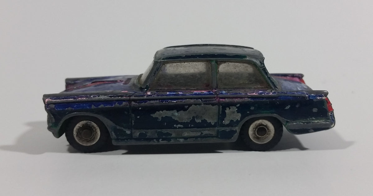 Vintage 1960s Dinky Toys Triumph Herald Blue No. 189 Die Cast Toy