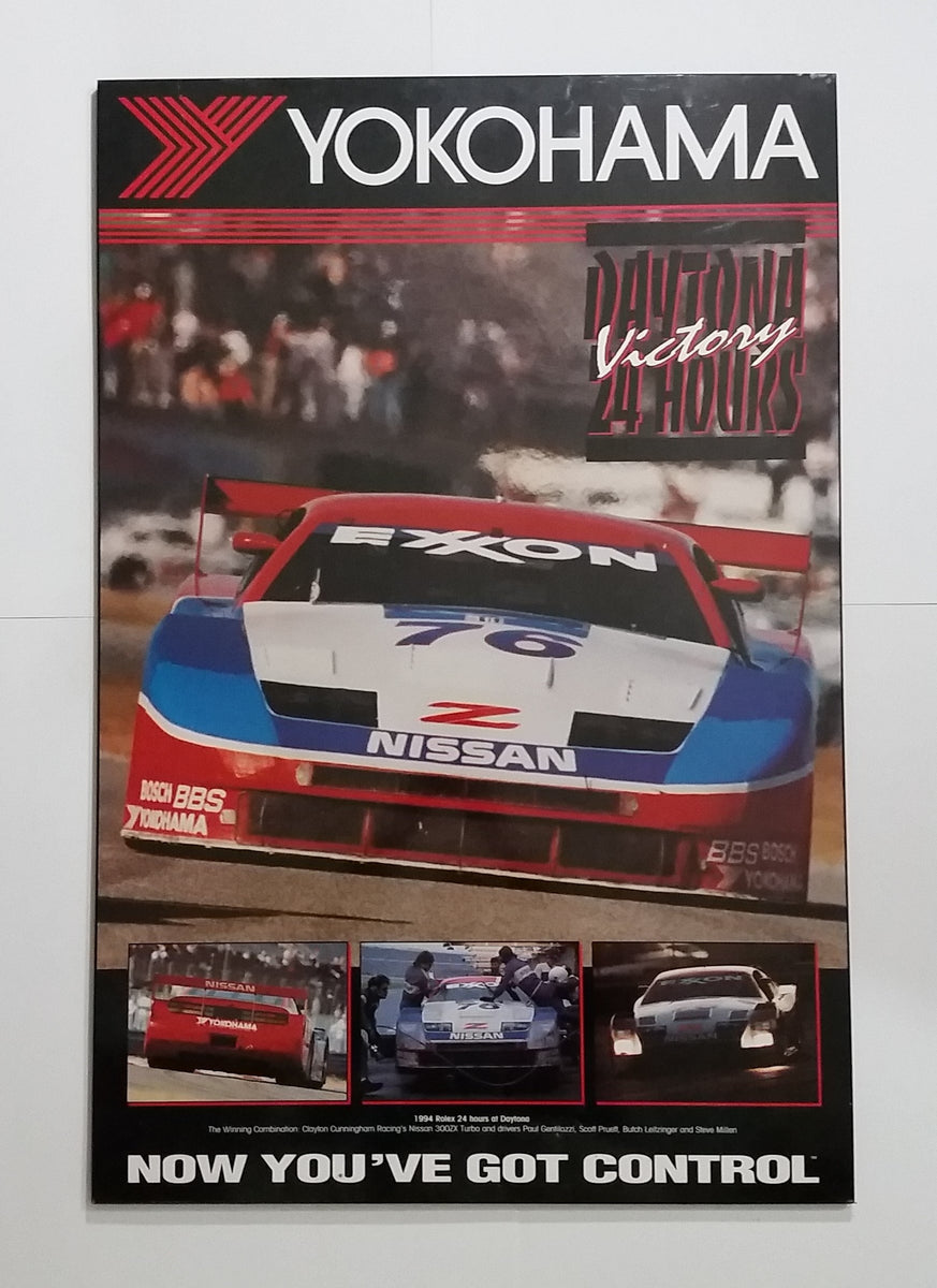 ポスター akimaninov Rare 1994 Yokohama Rolex Daytona 24 Hours Victory Nissan 300ZX 36