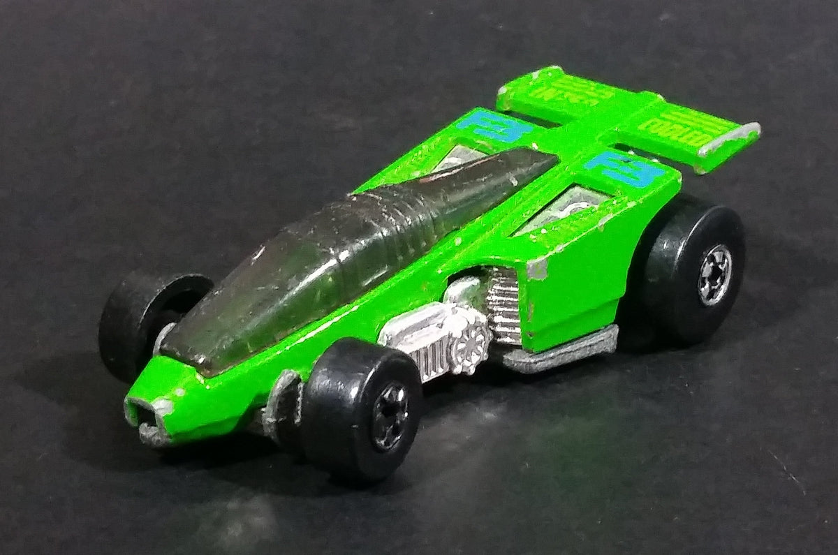 1992 Hot Wheels Shadow Jet F-3 Inter Cooled Green Die Cast Toy
