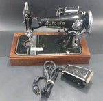 Rare Antique Hamilton Beach Eatonia "Eatons" Black Sewing Machine with Pedal Model A - Treasure Valley Antiques & Collectibles