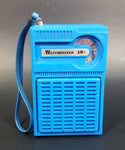 Vintage Westminster Handheld AM Transistor Pocket Radio Blue With Strap - Working - Treasure Valley Antiques & Collectibles