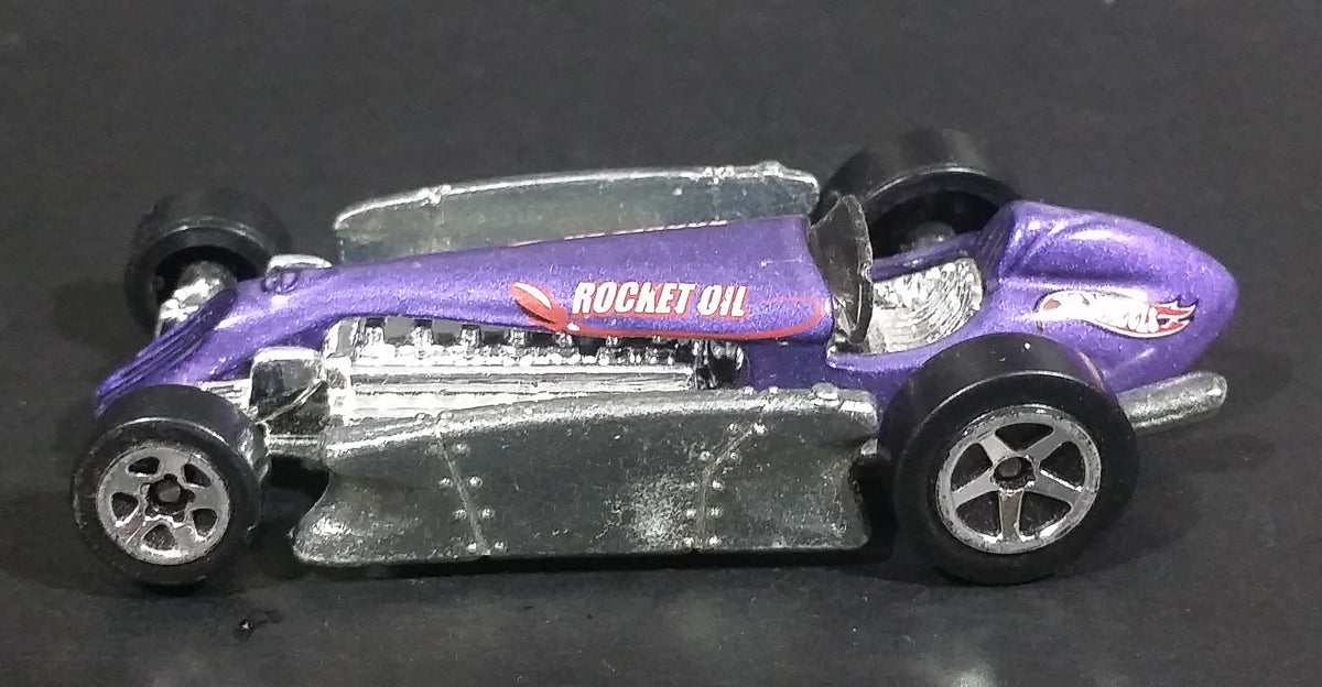 2002 Hot Wheels First Editions Rocket Oil Special Purple Die Cast