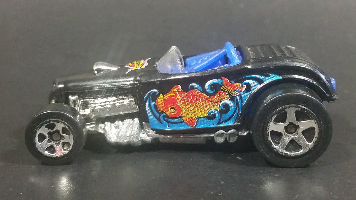 2004 Hot Wheels Tat Rods 1932 Ford Delivery Truck Metalflake Blue Die Cast Toy Car