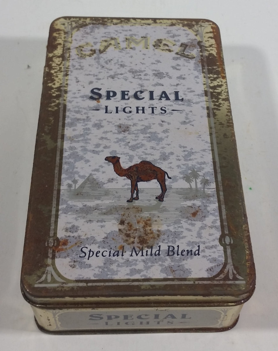 camel lights cigarette tin 5 Tins: Lights, Twist, Crema, Pleasure To Burn Lot - 10-Vintage Camel Cigarette