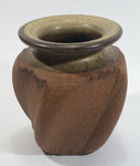 Miller Stoneware Handmade Twisted Style Flower Pot Planter