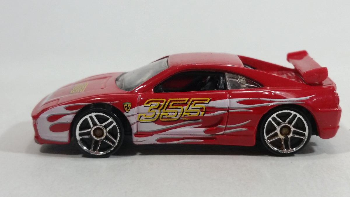 2010 Hot Wheels Ferrari 5 Ferrari F355 Challenge Red Die Cast Toy