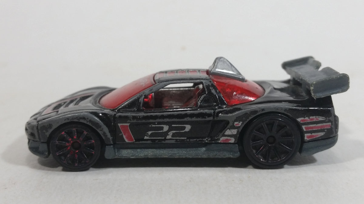 2008 Hot Wheels Acura NSX Black 22 Die Cast Toy Car Vehicle Treasure 2008-hot-wheels-acura-nsx-black-22-die-cast-toy-car-vehicle-treasure