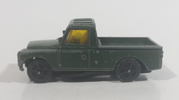 Vintage Corgi Whizzwheels Land Rover Truck Army Green Die Cast Toy Car Vehicle Made in Gt. Britain