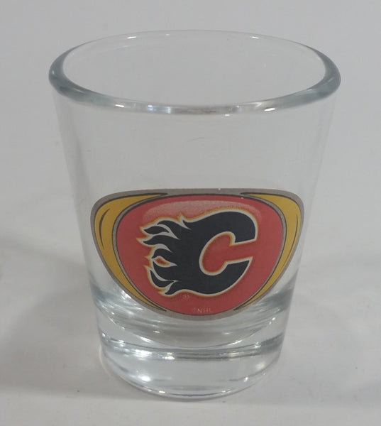 Calgary Flames NHL Ice Hockey Team 2 1/4" Tall Clear Shot Glass
