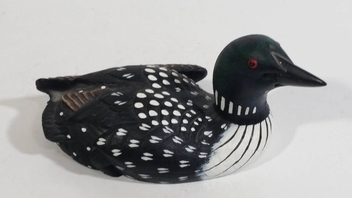 1970s Heritage Decoys Common Loon Miniature Bird Sculpture J.B. 