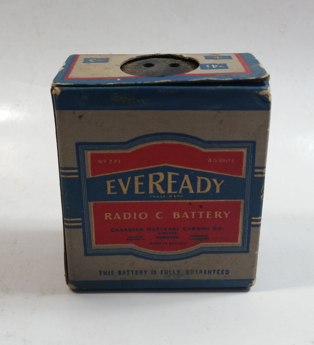 Vintage Eveready Battery Salt and Pepper Shakers 