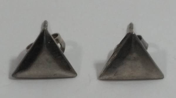 Triangle Shaped Metal Earrings