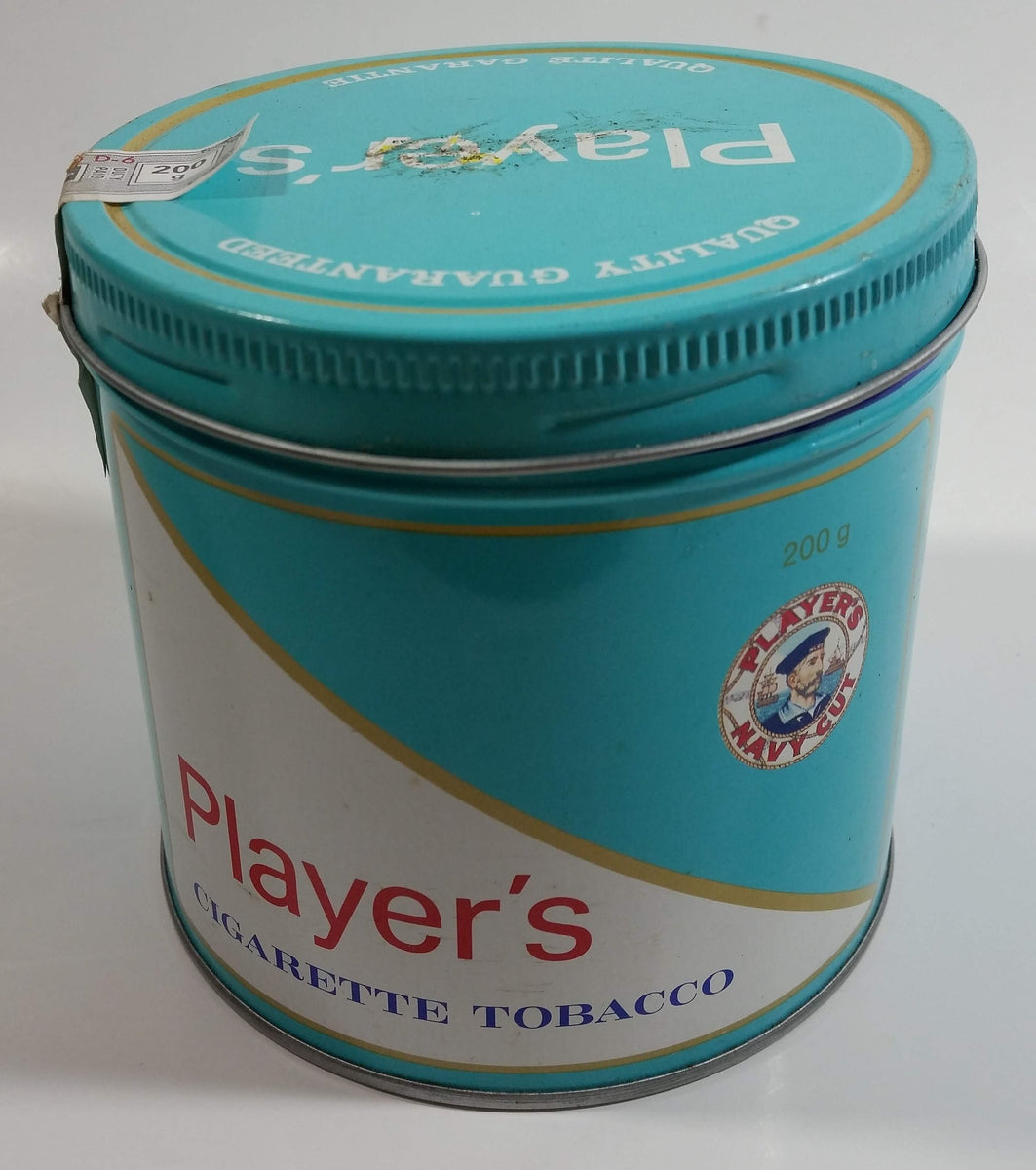 Canadian Player's Navy Cut Medium Blue Cigarettes Tin -  Canada