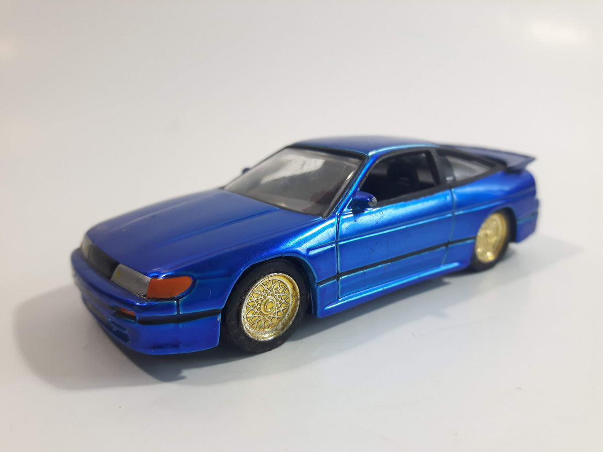 ミニカー Jada Toys Nissan Sil-Eighty 1/64 Jada Initial D No. 90035 Nissan Sil-Eighty Blue Die Cast Toy Car