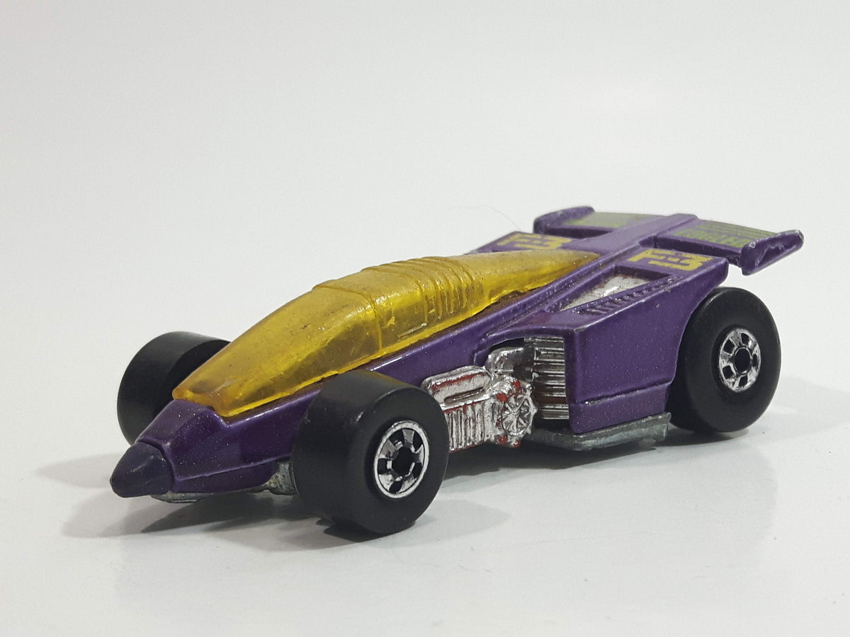 1990 Hot Wheels Speed Fleet Shadow Jet F-3 Inter Cooled Purple Die
