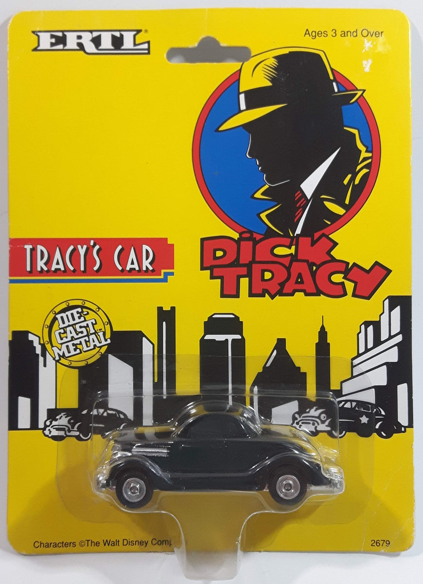1990 Ertl The Walt Disney Company Dick Tracy 1936 Ford Black Die