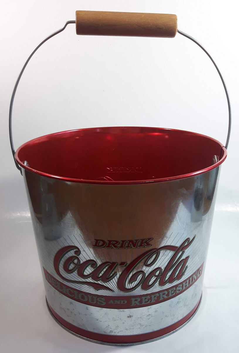 Coca-Cola Galvanized Tin authentic Bucket With Handles