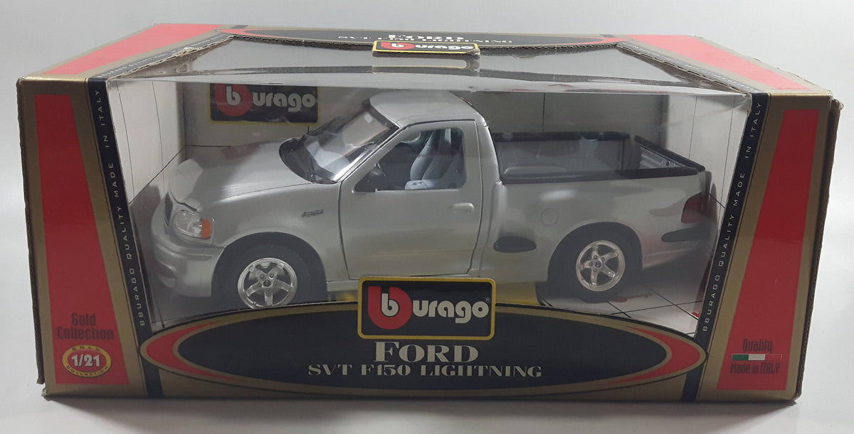 Burago Gold Collection Ford SVT F150 Lightning Silver Grey 1/21