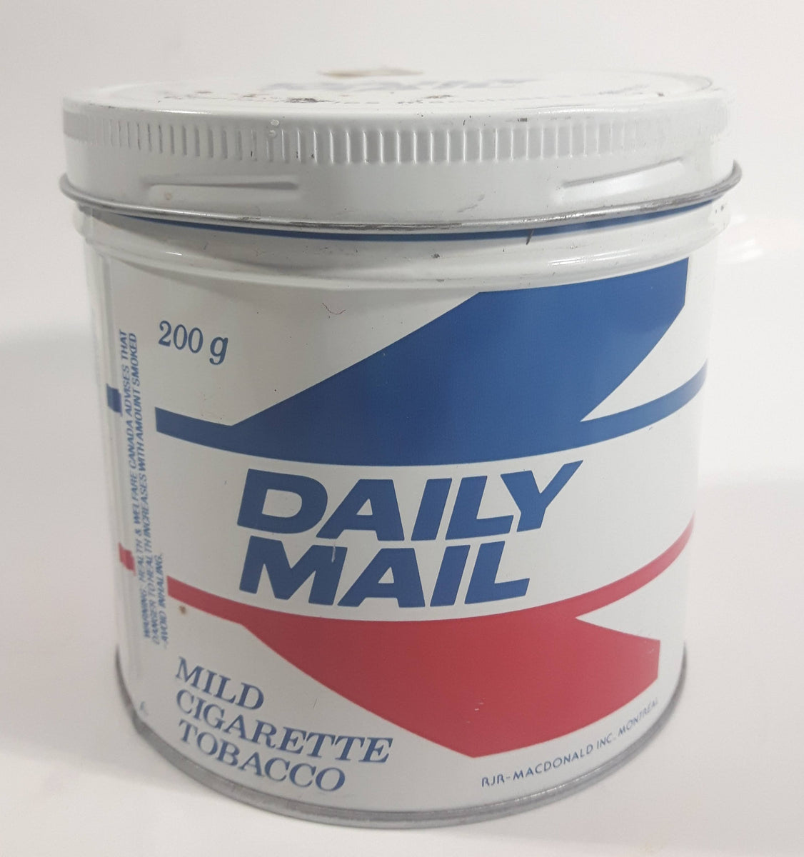 cigarettes by mail Vintage RJR Macdonald Daily Mail Mild Cigarette Tobacco White Red Blue –  Treasure Valley Antiques & Collectibles