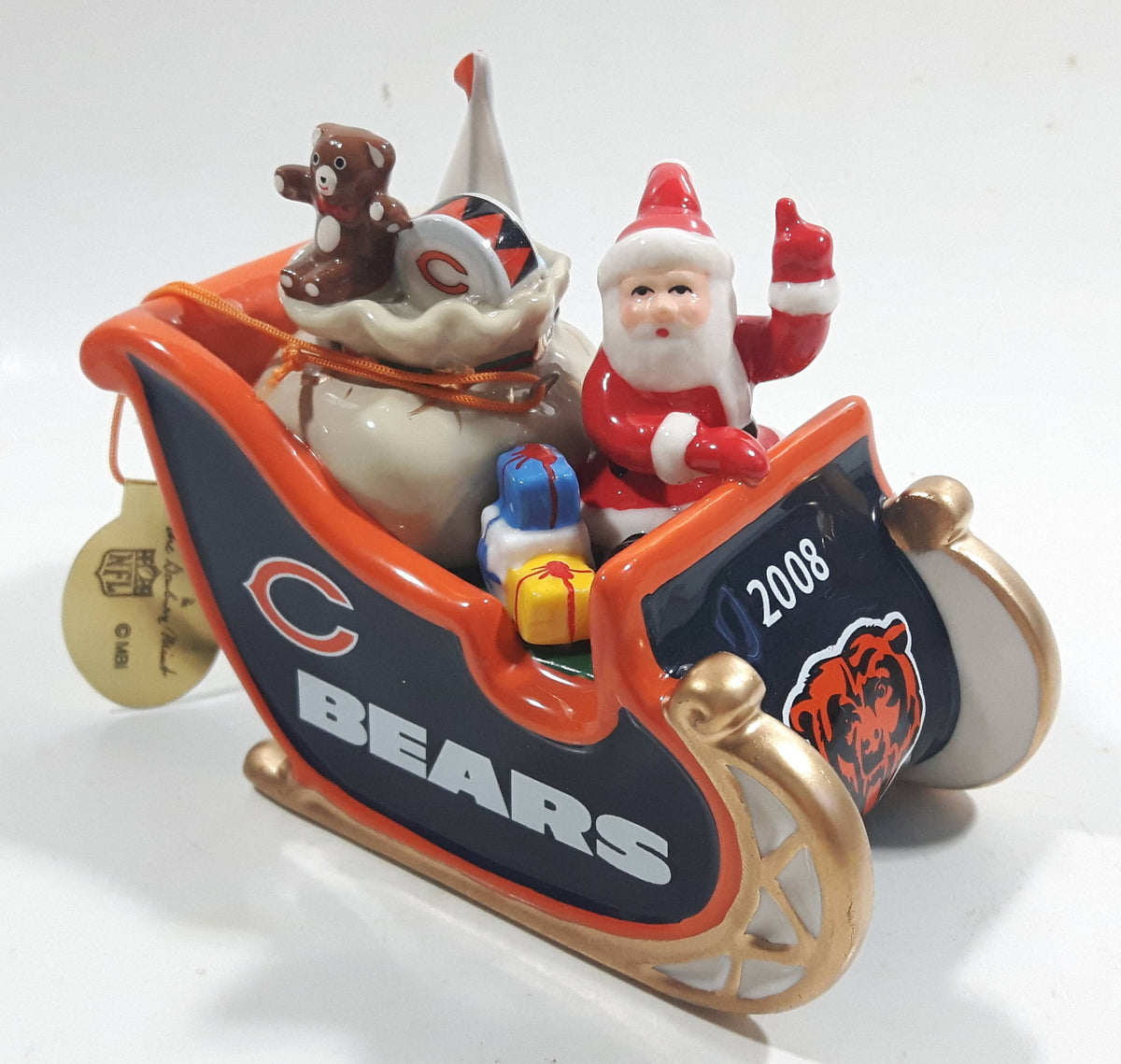 Pottery Barn Santa's Sled Salt & Pepper Shakers