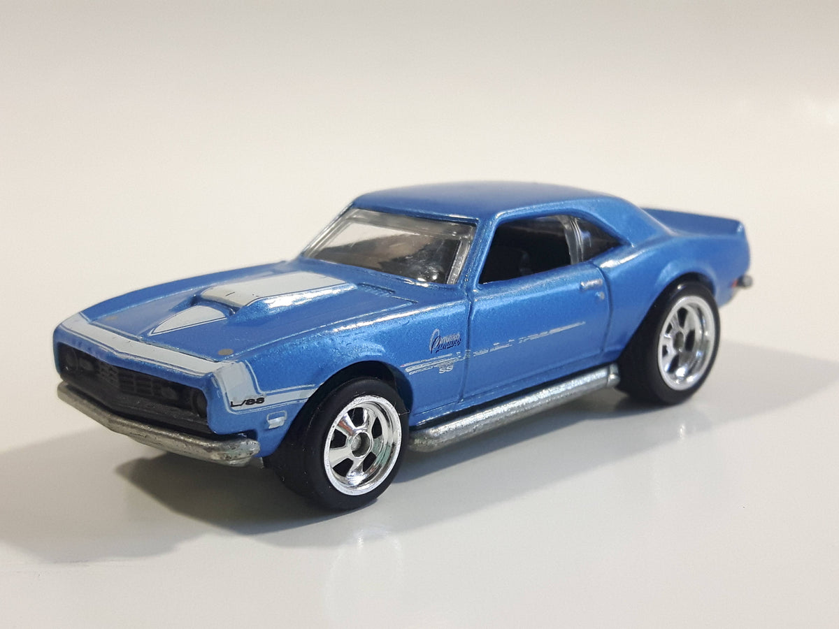 2017 Hot Wheels Car Culture HW Redliners '68 COPO Camaro Light Blue Die Cast Toy Car Vehicle