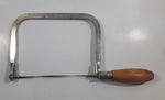 Vintage Disston-Porter No. 10B Coping Saw with Wooden Handle Made in U.S.A.