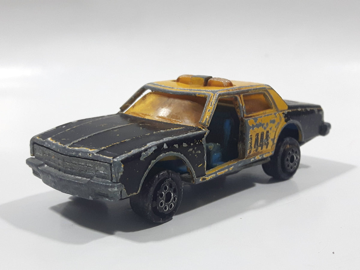 Vintage Majorette No. 240 Chevrolet Impala 444 Taxi Cab Black and